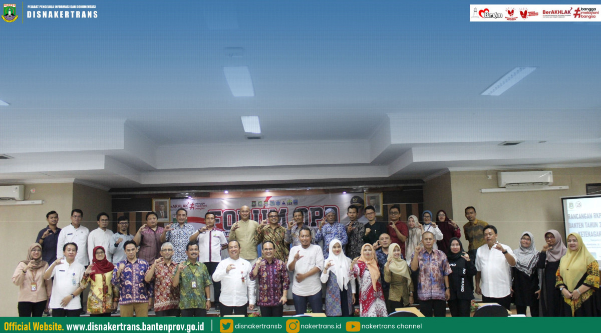 Forum OPD Disnakertrans Provinsi Banten