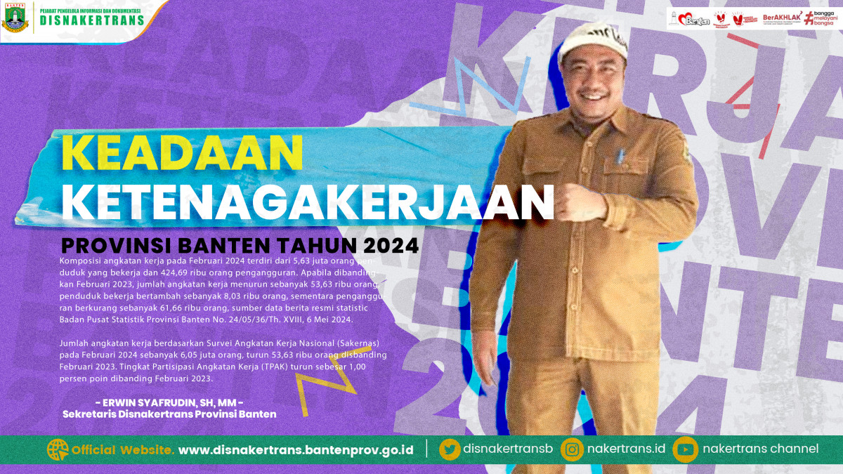 Keadaan Ketenagakerjaan Provinsi Banten 2024