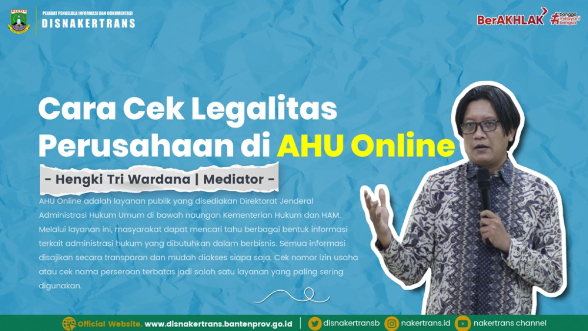 Cek Legalitas Perusahaan di AHU Online